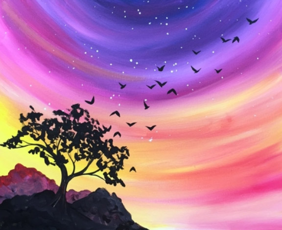 All Ages Paint Nite Into The Night II [Class in Los Angeles